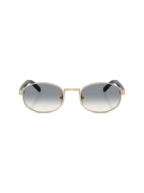 oval-frame sunglasses