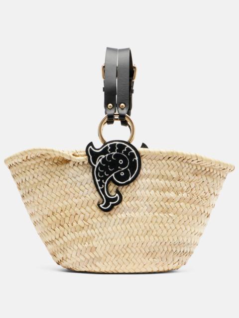 Puccina straw basket bag