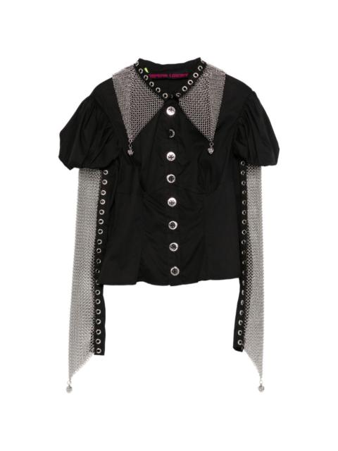Titan chain buttoned shirt