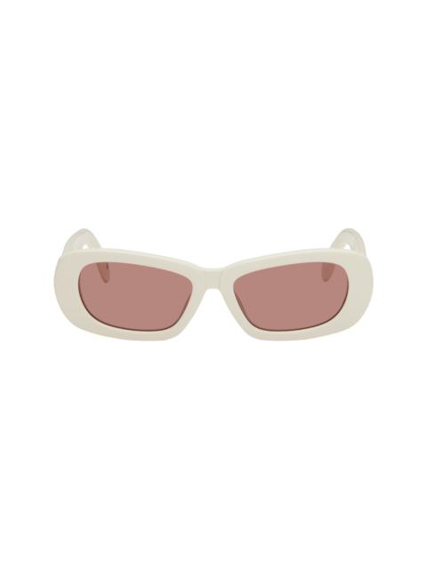 White Dana Sunglasses