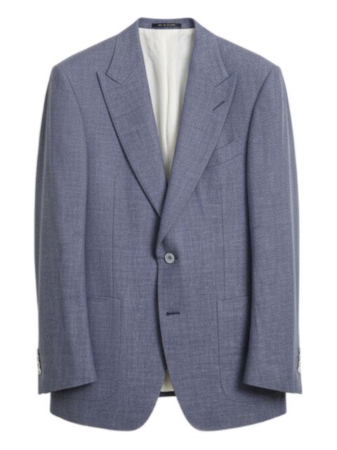 single-breasted blazer