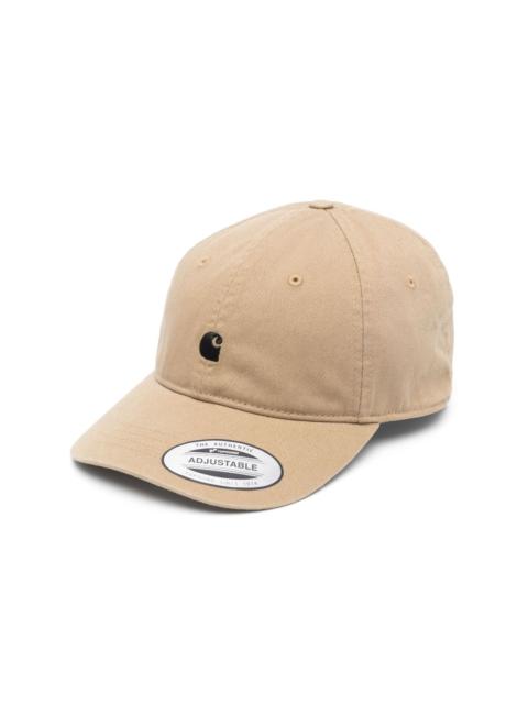 logo-embroidered cotton cap