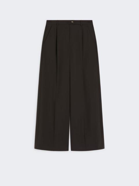 Oversized stretch wool trousers