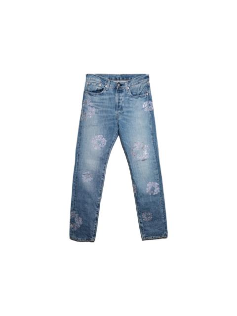 Denim Tears Bust Down Tears 501 Jeans Light Wash