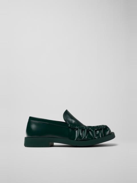 Green Leather Loafers