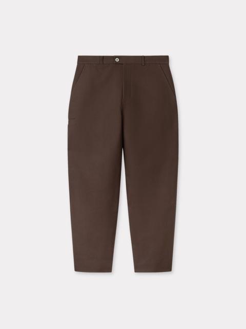 Tapered workwear pants in cotton