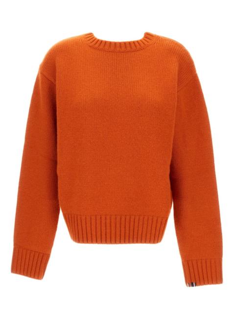 ribbed-hem cashmere sweater
