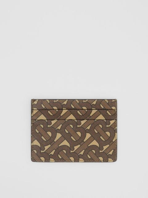 Monogram Print Card Case