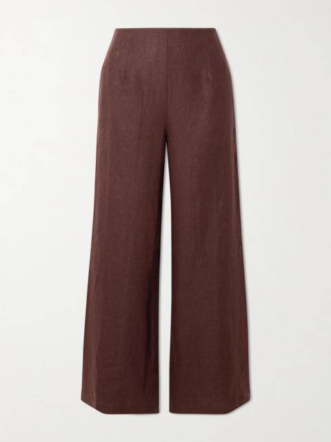 Syna Linen Wide-leg Pants