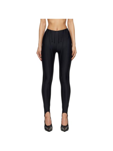 Black Corseted Leggings