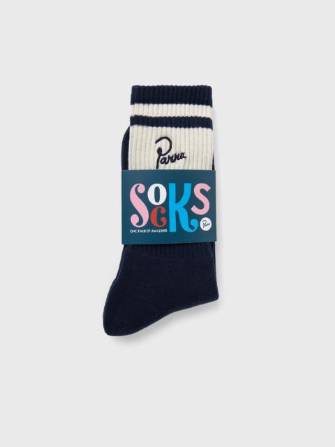 SIGNATURE STRIPED CREW SOCKS