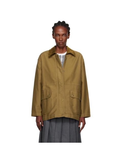 Khaki Mole Skin Hunting Cotton Jacket