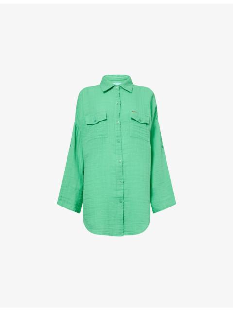 Elena Loose-Fit Cotton Shirt