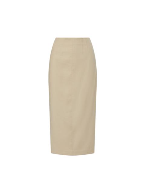 KIMPTON STRETCH-LINEN SKIRT