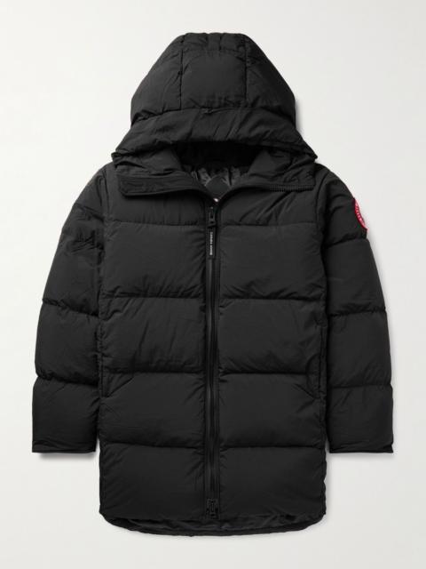 Lawrence Logo-Appliquéd Quilted Enduraluxe® Down Jacket Black