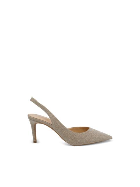 Chelsea slingback lurex pumps