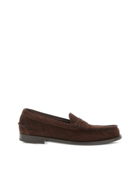 Rowley calf suede loafers