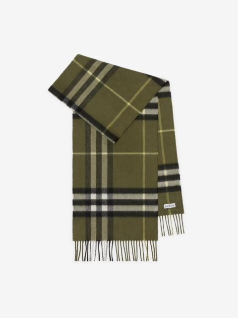 Check Cashmere Scarf