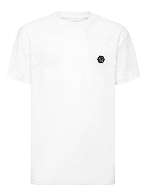 jacquard crest T-shirt