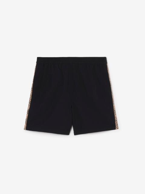 Check Trim Swim Shorts