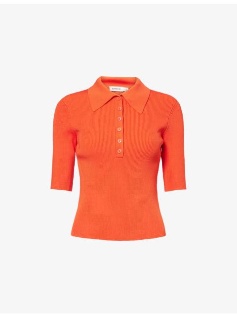 Secily Knitted Polo Shirt
