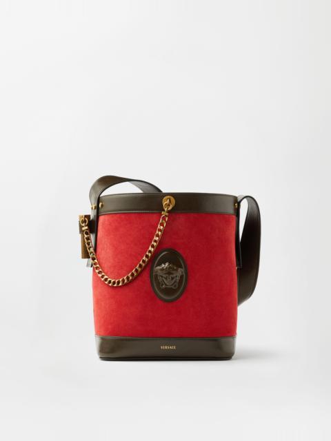 Pivot Small Suede Bucket Bag
