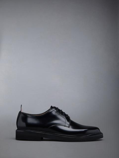 Black Calf Leather Micro Sole Uniform Shoe