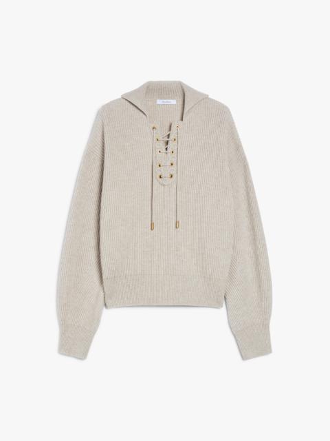 ECCELSO Wool and cashmere ribbed jumper