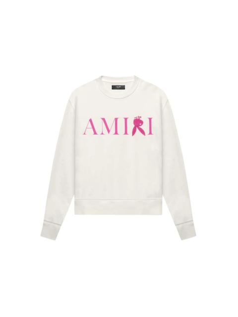 AMIRI Reverse Bunny Crewneck Blanc/Peacock