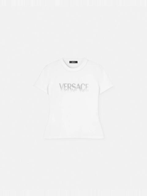 Crystal Logo Fitted T-Shirt