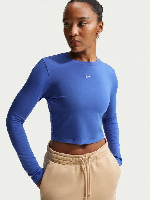 Nike Sportswear Chill Knit Women's Slim Long-Sleeve Cropped Top