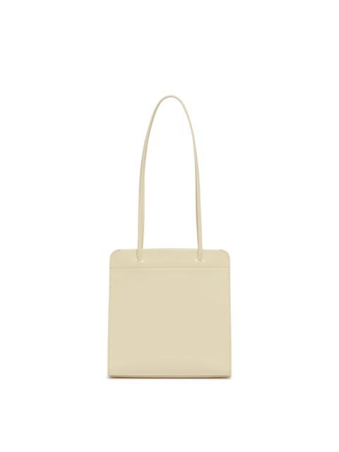 Beige Lisse Leather Bag