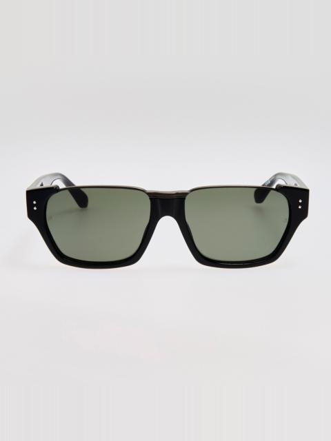 Marcel Sunglasses in Black Matt Nickel