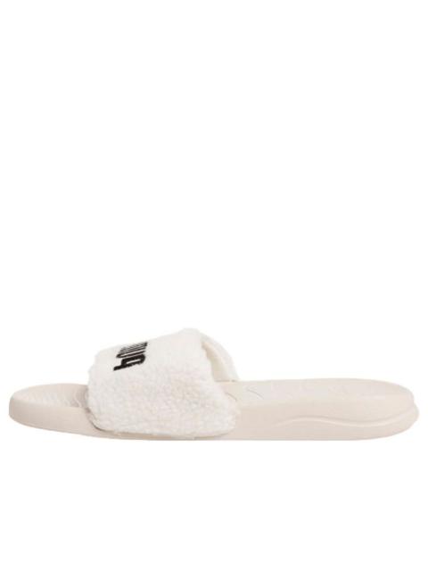 PUMA Popcat 20 White Velvet Slippers 375955-02