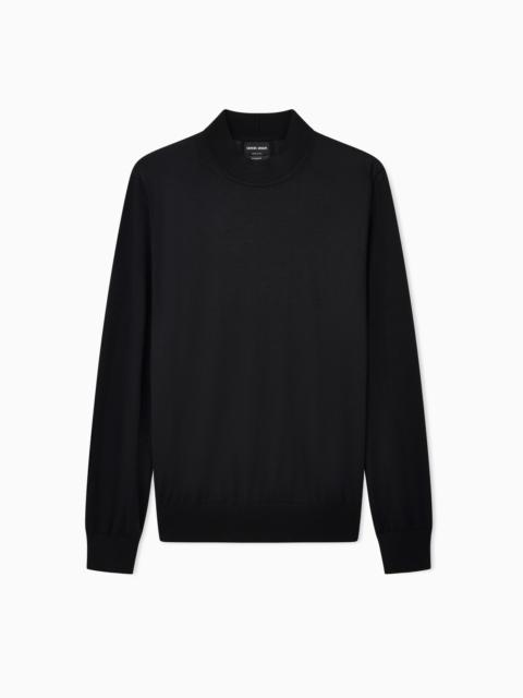 CASHMERE AND SILK TURTLENECK SWEATER