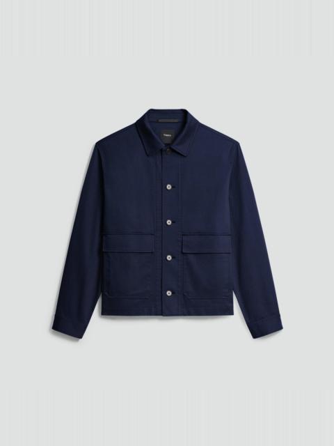Button-Up Jacket in Moonsoft Cotton