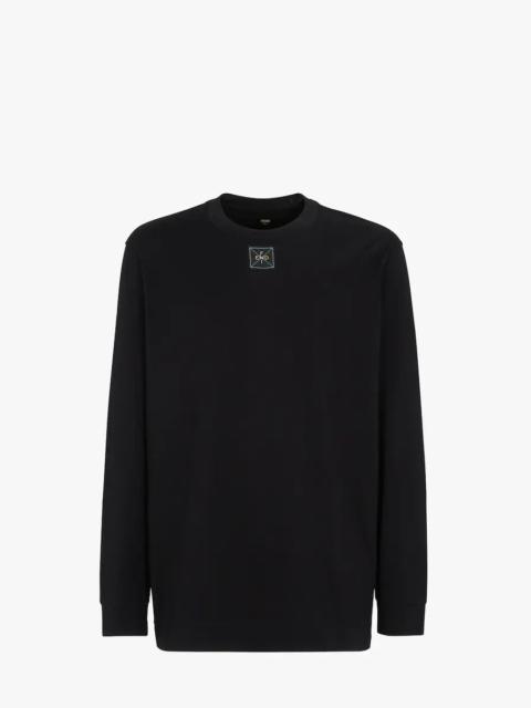 Black jersey T-shirt