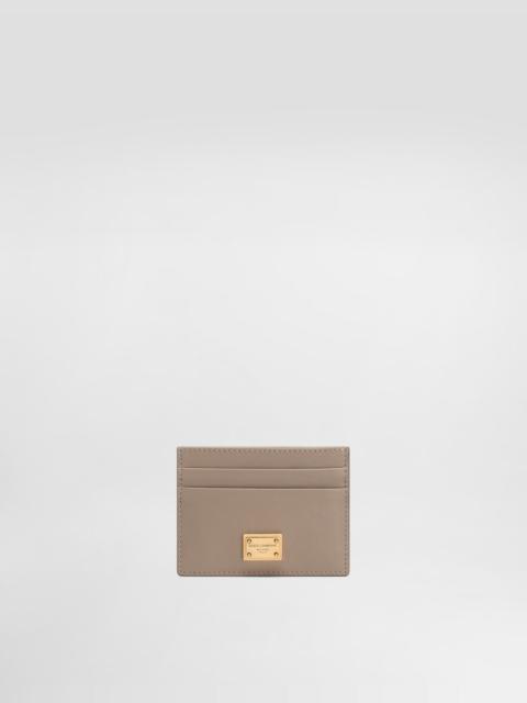 Plongé calfskin card holder