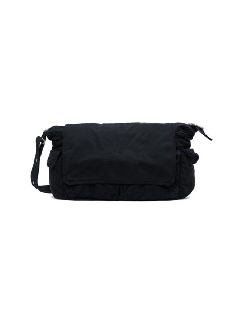 Black Twill Cargo Bag