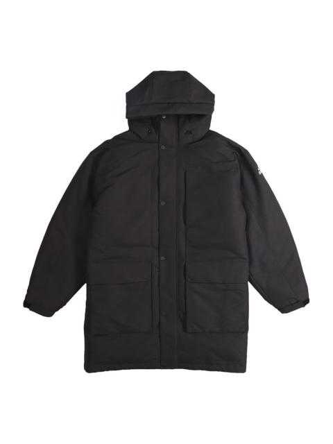 adidas Outdoor Sports Windproof Warm Hood Down Jacket Men's Black GN9835