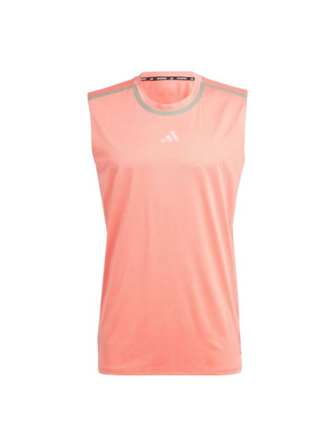 adidas Teach Not Preach Workout Vest 'Pink Grey' IB9058