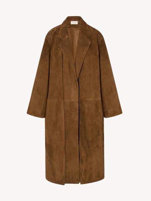 Serenis Coat in Suede