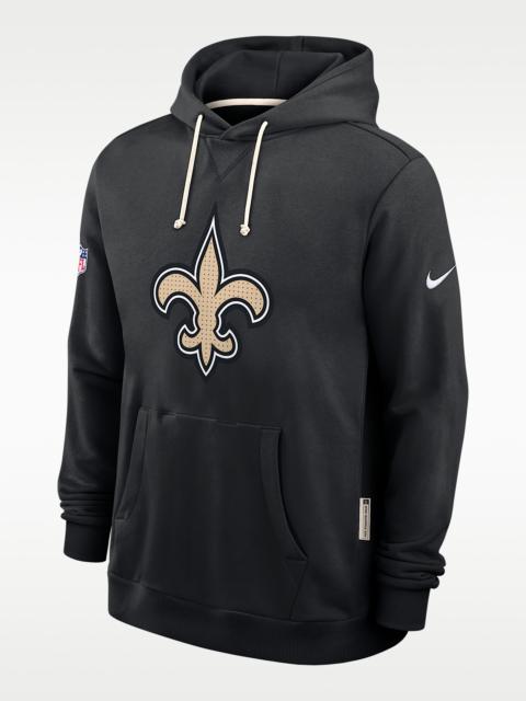 New Orleans Saints Initial Home Sideline Men's Nike Dri-FIT NFL Pullover Hoodie