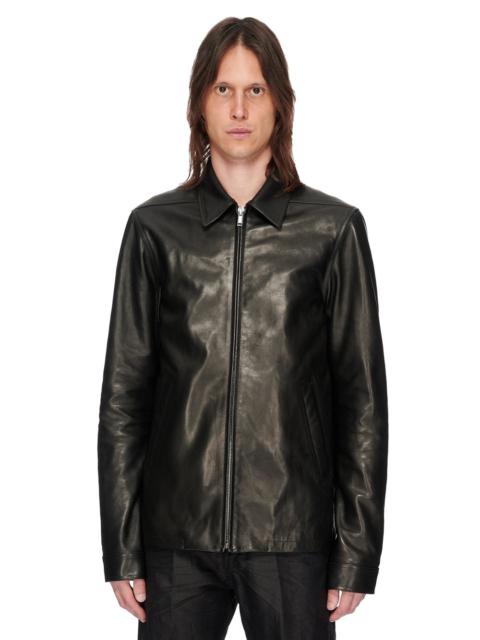 Rick Owens Brad Leather Boxy Jacket