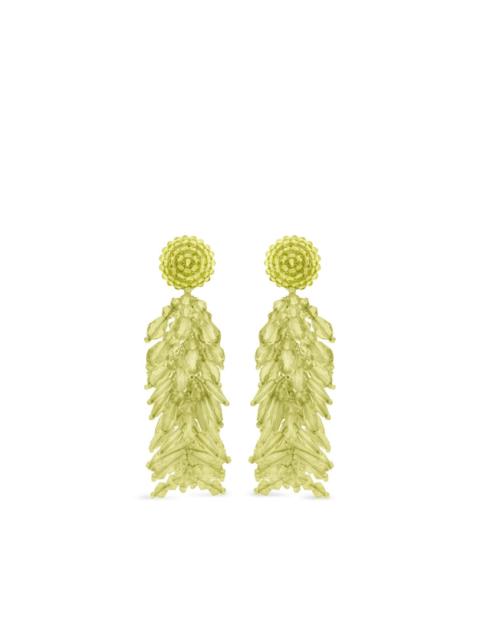 beaded drop earrings