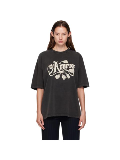 Black 'The Amiris' Oversized T-shirt