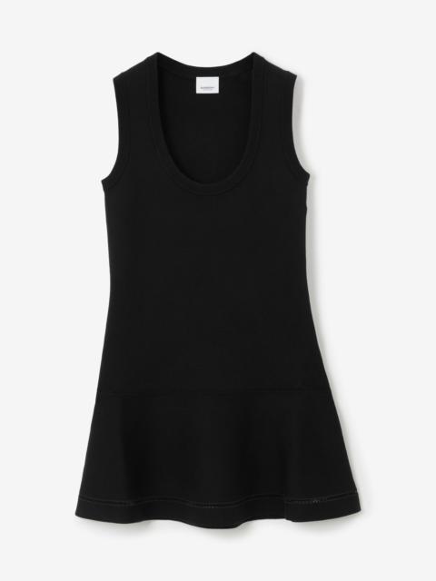 Sleeveless Cashmere Cotton Blend Dress