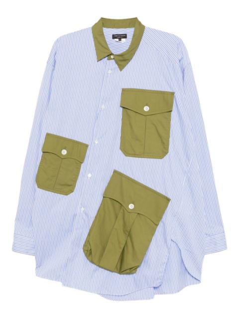box-pleat pocket shirt