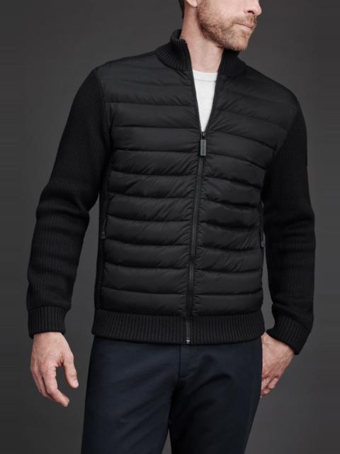 MEN'S HYBRIDGE KNIT DOWN JACKET BLACK LABEL