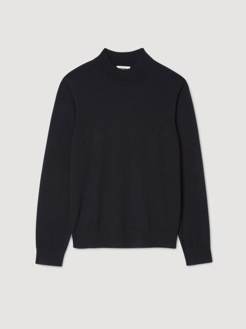 WOOL SWEATER WITH HIGH NECK